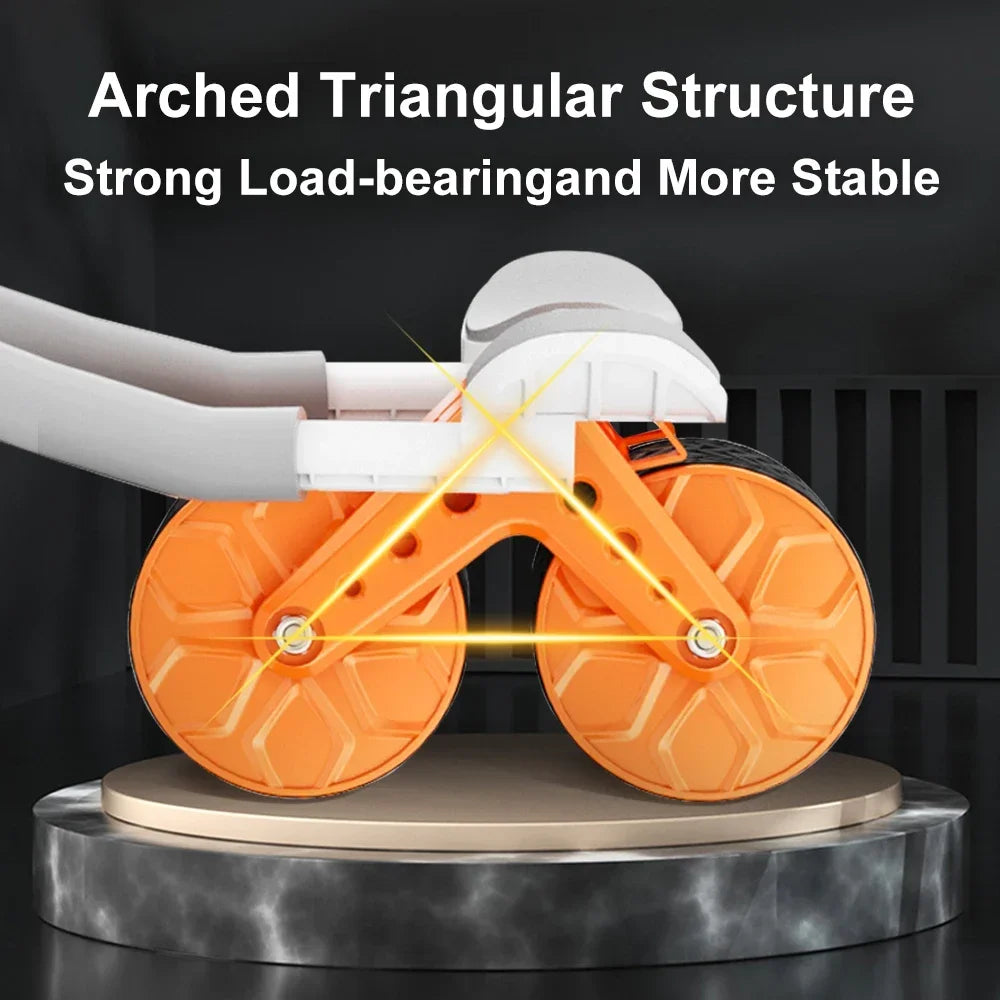 Ab Roller Wheel Automatic Rebound with Elbow Support